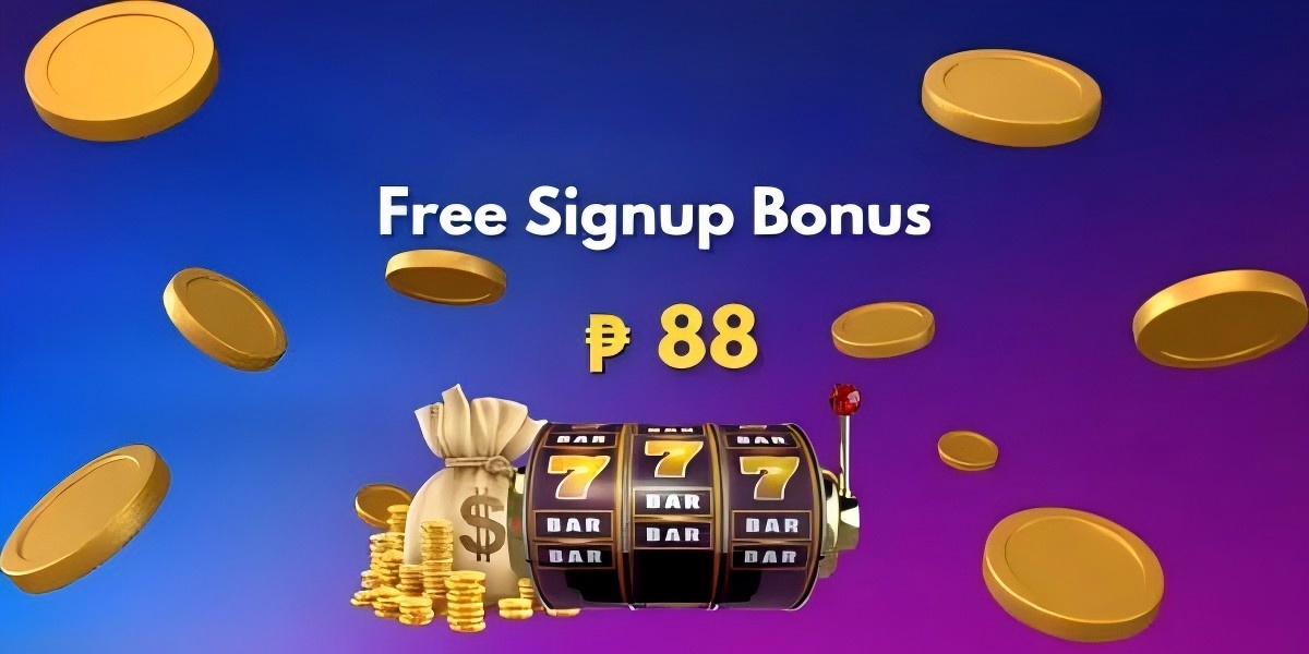 Banner artwork with triple-seven slot machine symbols and gold coins